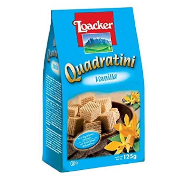 BISCOITO LOACKER QUADRATINI BAUNILHA 125G