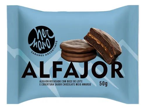 ALFAJOR HERMANO  CHOC/  MEIO AMARGO  50G