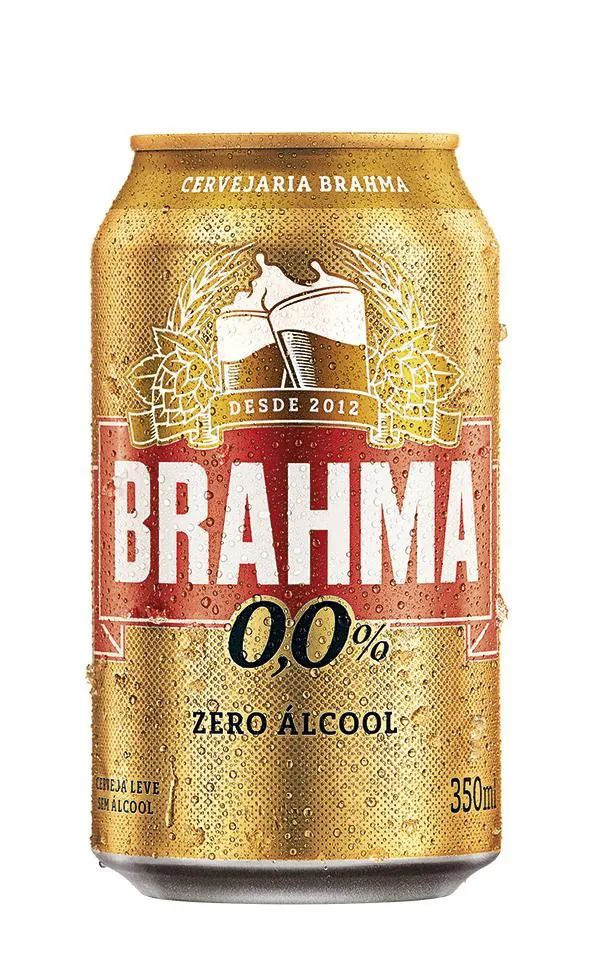 CERVEJA BRAHMA 0% ALCOOL LATA 350ML