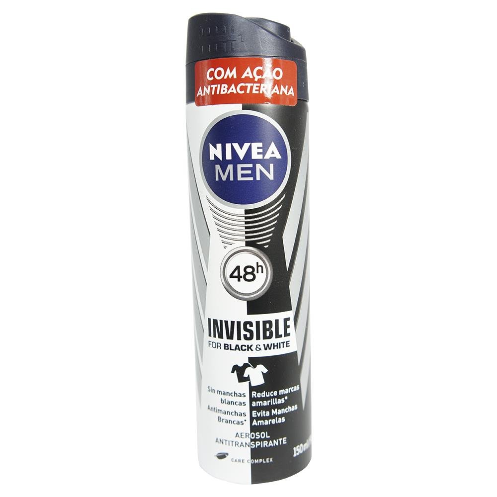 DESODORANTE AER NIVEA INV. BL WHITE POWER 150ML
