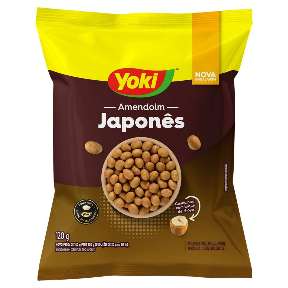 AMENDOIM YOKI JAPONES 120G
