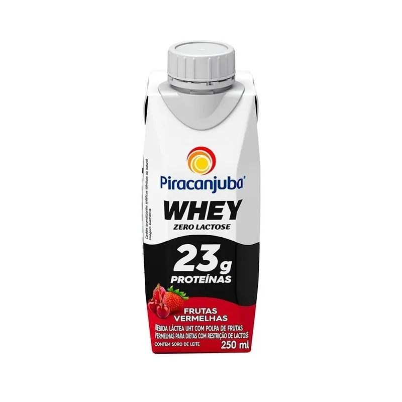 BEBIDA PIRACANJUBA WHEY 23G FR. VERM 250ML