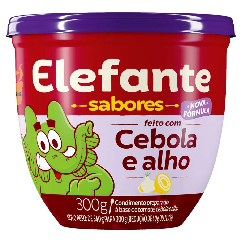 EXT. TOM ELEFANTE CEBOLA/ALHO 300G