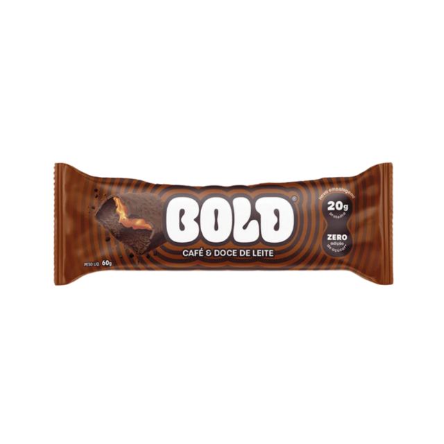 BARRA PROT. BOLD CAFE/DOCE LEITE 60G