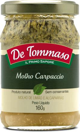 MOLHO CARPACCIO DE TOMMASO VD 160G