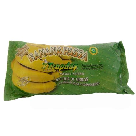 BANANA PASSA TROPDAN S/ACUCAR 200G
