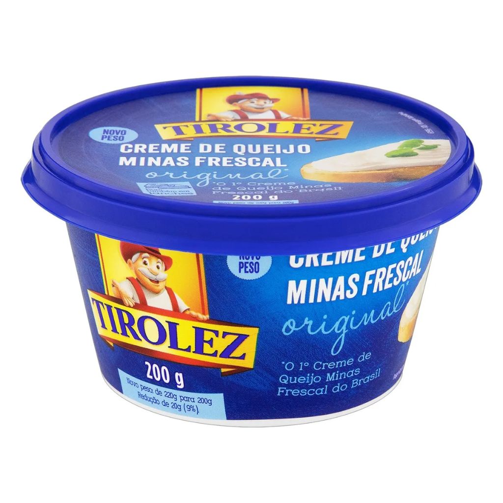 CREME QUEIJO MINAS FRESCAL TIROLEZ  150G