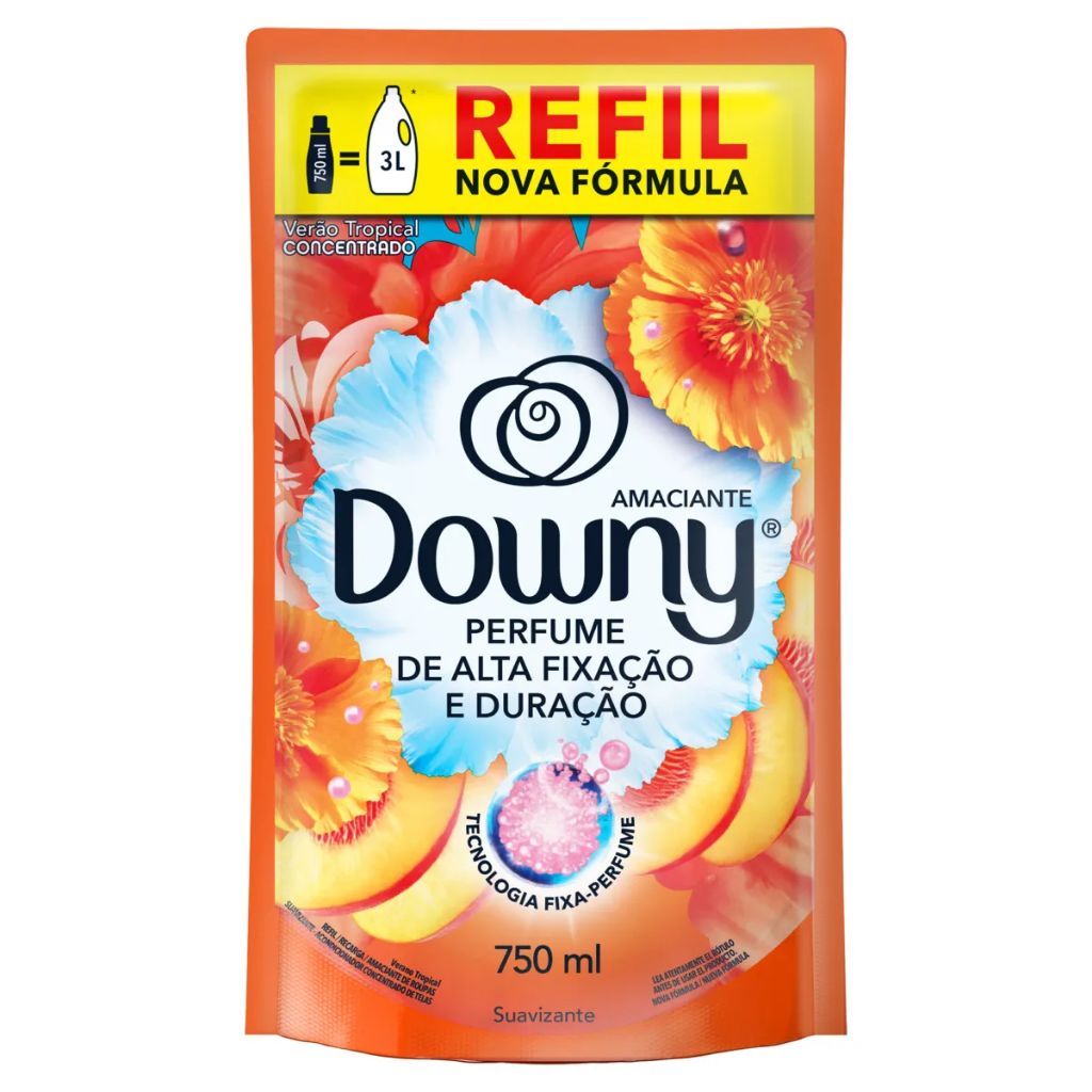 AMACIANTE DOWNY SACHE TROPICAL 750ML