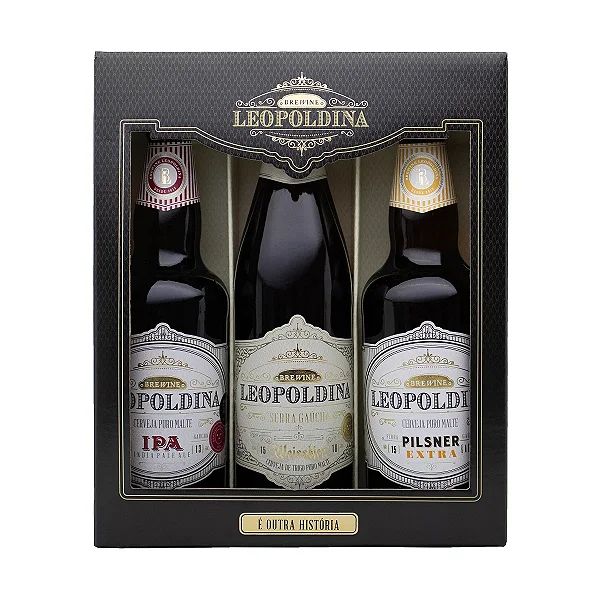 KIT CERVEJA LEOPOLDINA SORTIDAS C/3