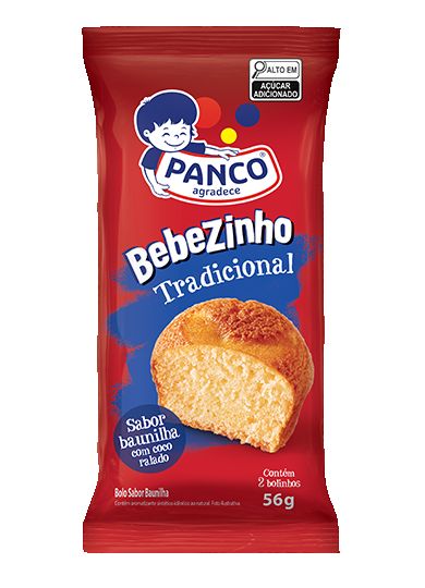 BOLINHO PANCO BEBEZINHO BAUNILHA 56G