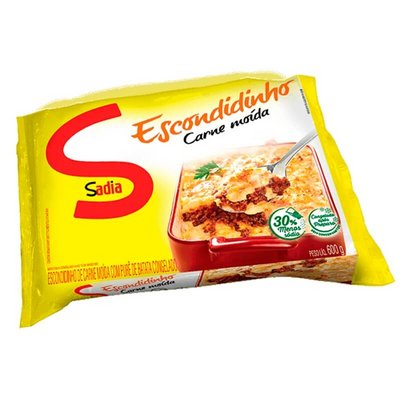 ESCONDIDINHO DE CARNE SADIA 600G