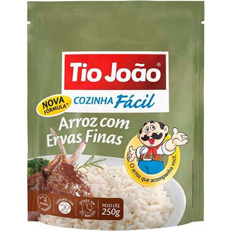 ARROZ TIO JOAO COZ. FACIL ERV FINAS 250G