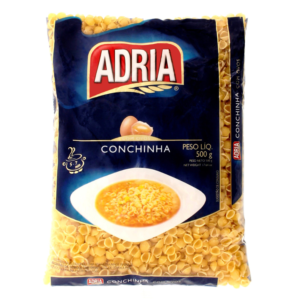 MACARRAO ADRIA C/OVOS CONCHINHA 500G