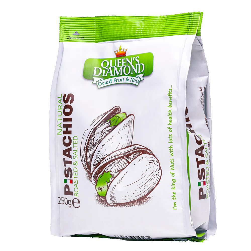 PISTACHE QUEENS TOR. SALGADINHO COM  CASCA 250G