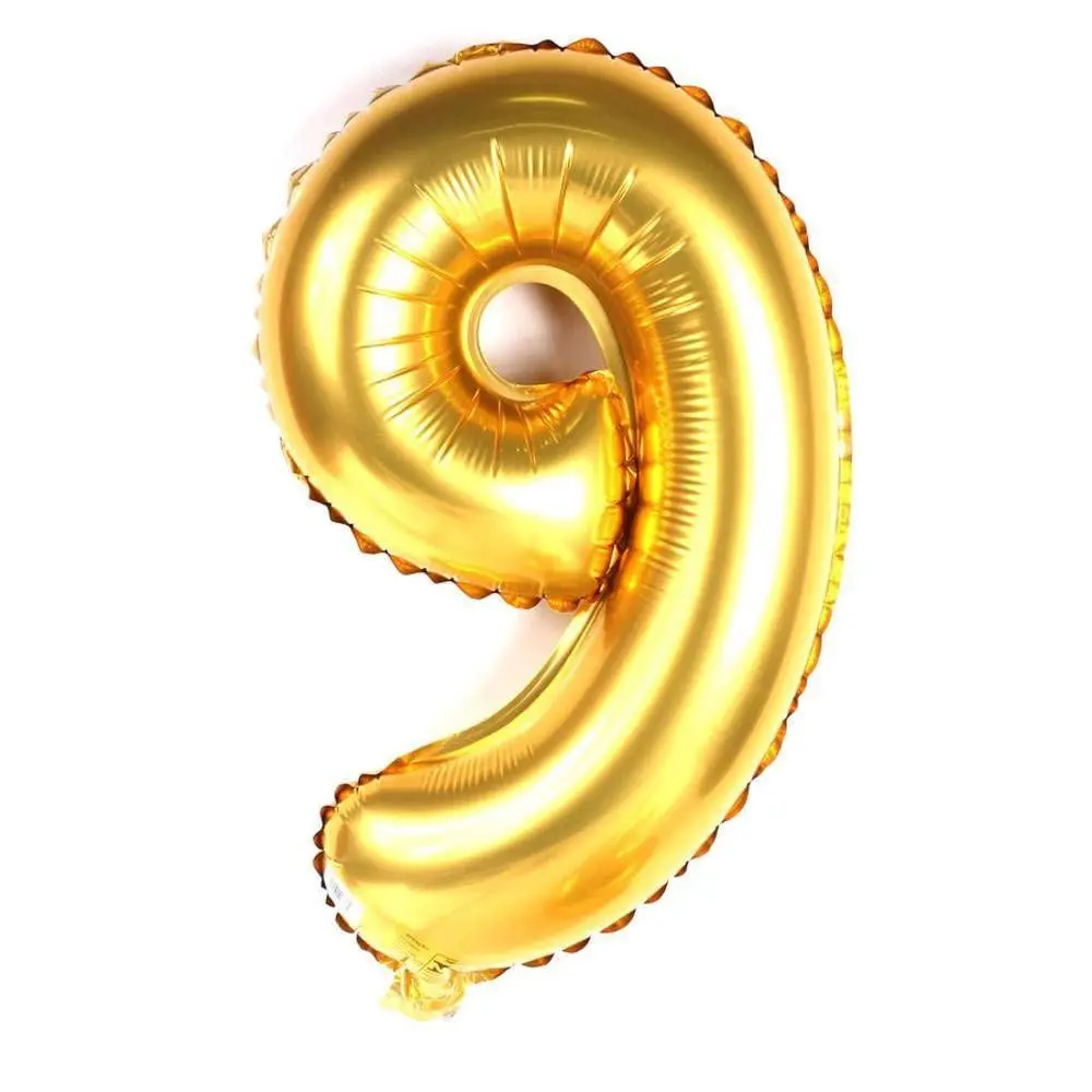 BALAO METALIZADO DOURADO JUNCO Nº9
