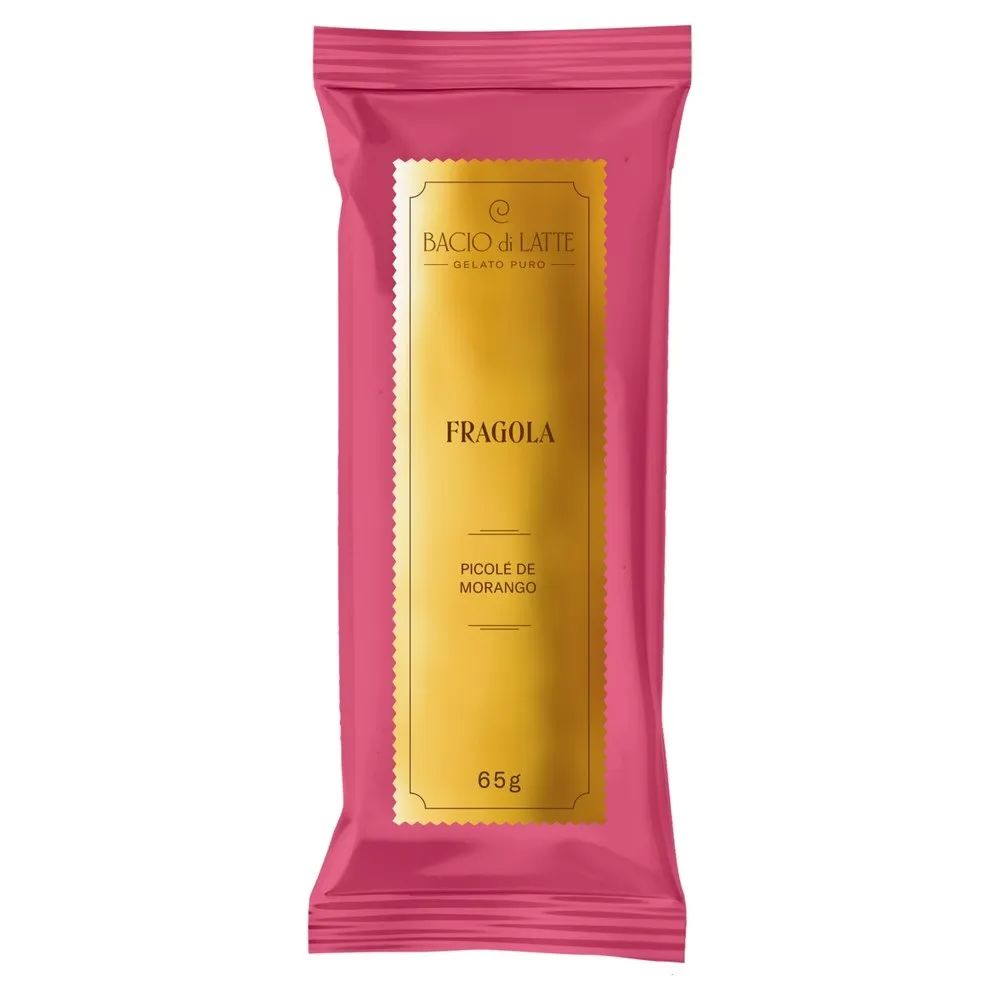 PICOLE BACIO DI LATTE FRAGOLA 65G