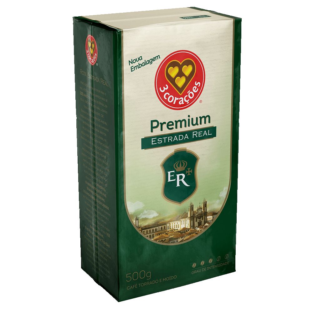 CAFE 3 CORACOES EST. REAL PREM. VAC 500G