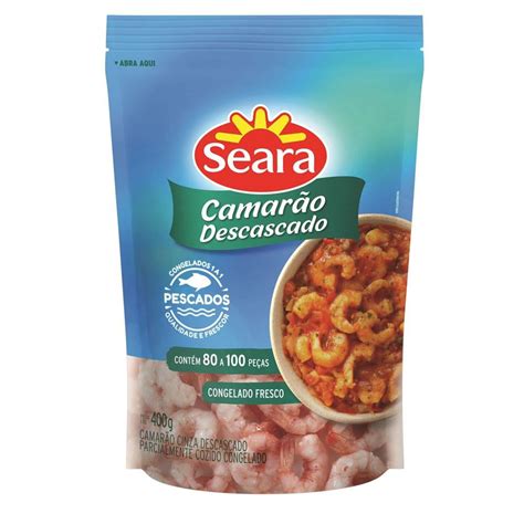 CAMARAO CONGELADO SEARA 80/100 400G