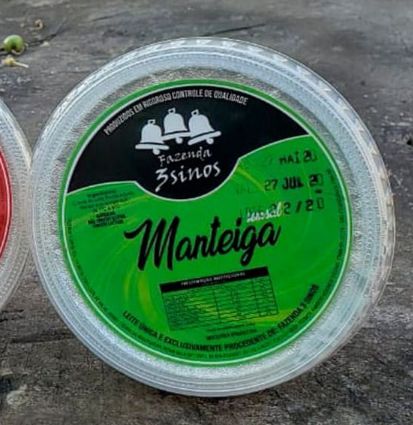 MANTEIGA FAZENDA 3 SINOS SEM  SAL 220G
