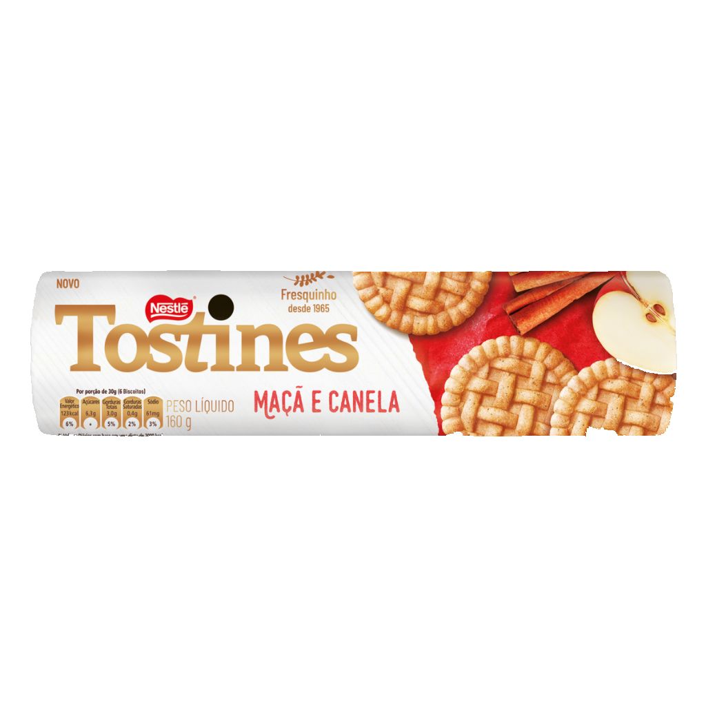 BISCOITO TOSTINES MACA E CANELA 200G