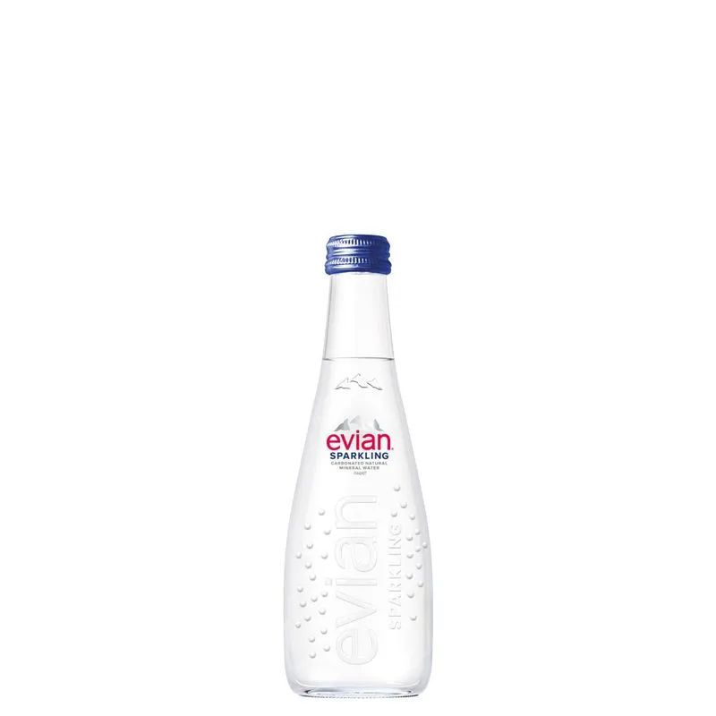 AGUA MIN EVIAN VD C/GAS 330ML