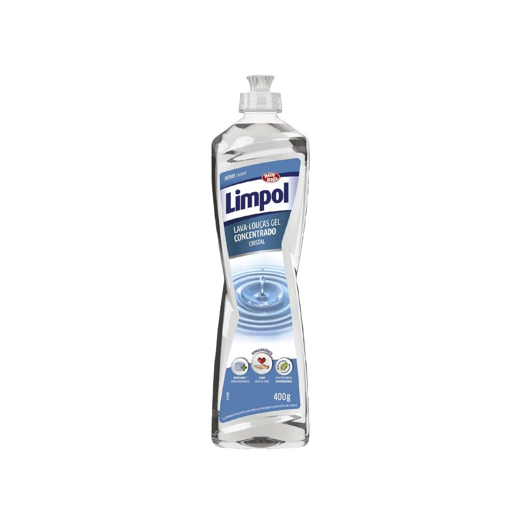 DETERGENTE GEL LIMPOL CRISTAL 400G