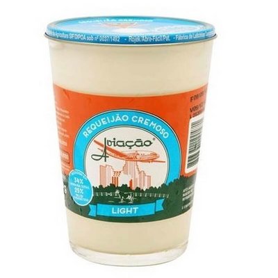 REQUEIJAO CREMOSO AVIACAO LIGHT 250G