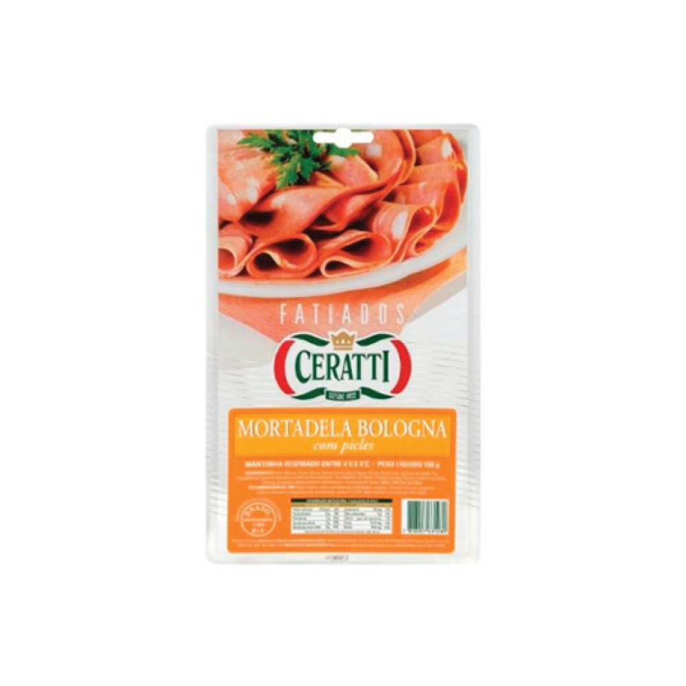 MORTADELA CERATTI COM  PICLES FATIADO 150G