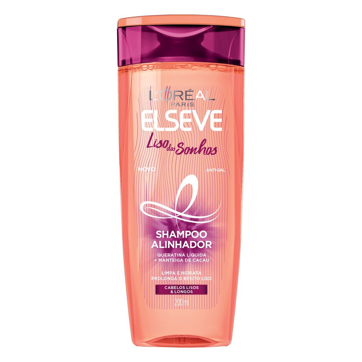 SHAMPOO ELSEVE LISO DOS SONHOS 200ML