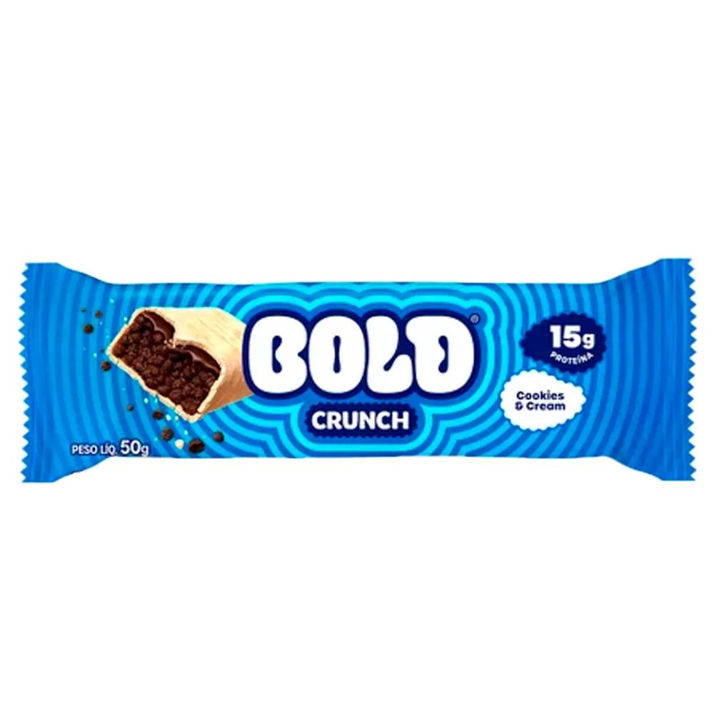 BARRA PROT. BOLD CRUNCH COOKIES/CR 60G
