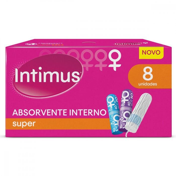 ABSORVENTE INTEGRAL INTIMUS SUPER C/8