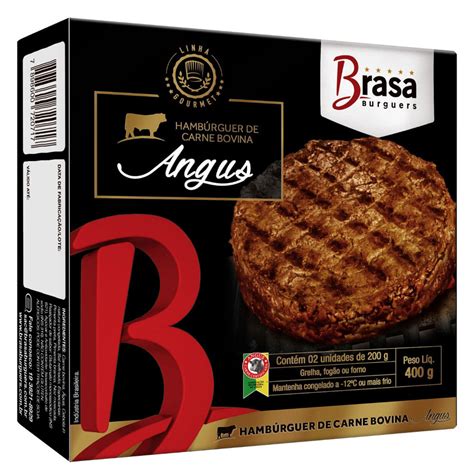 HAMBURGUER BRASA ANGUS 400G