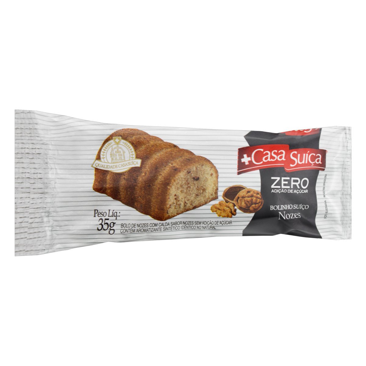 BOLINHO CASA SUICA ZERO NOZES 35G