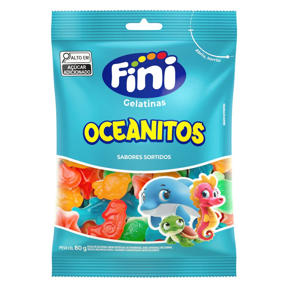 BALA FINI GELATINA OCEANITOS 80G