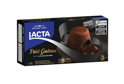 PETIT GATEAU LACTA DIAMANTE NEGRO 160G