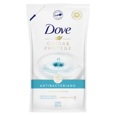 SABONETE LIQUIDO DOVE ANTIBACTERIANO 200ML