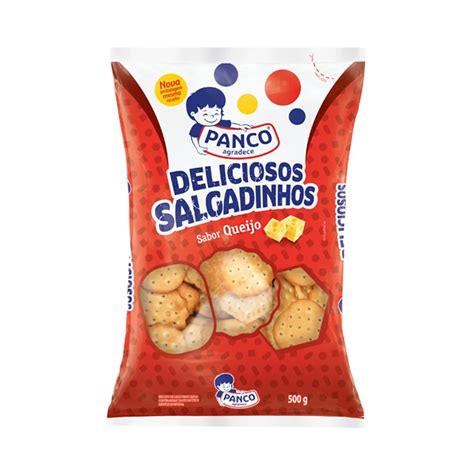 BISCOITO PANCO SALGADINHOS DELIC. 500G