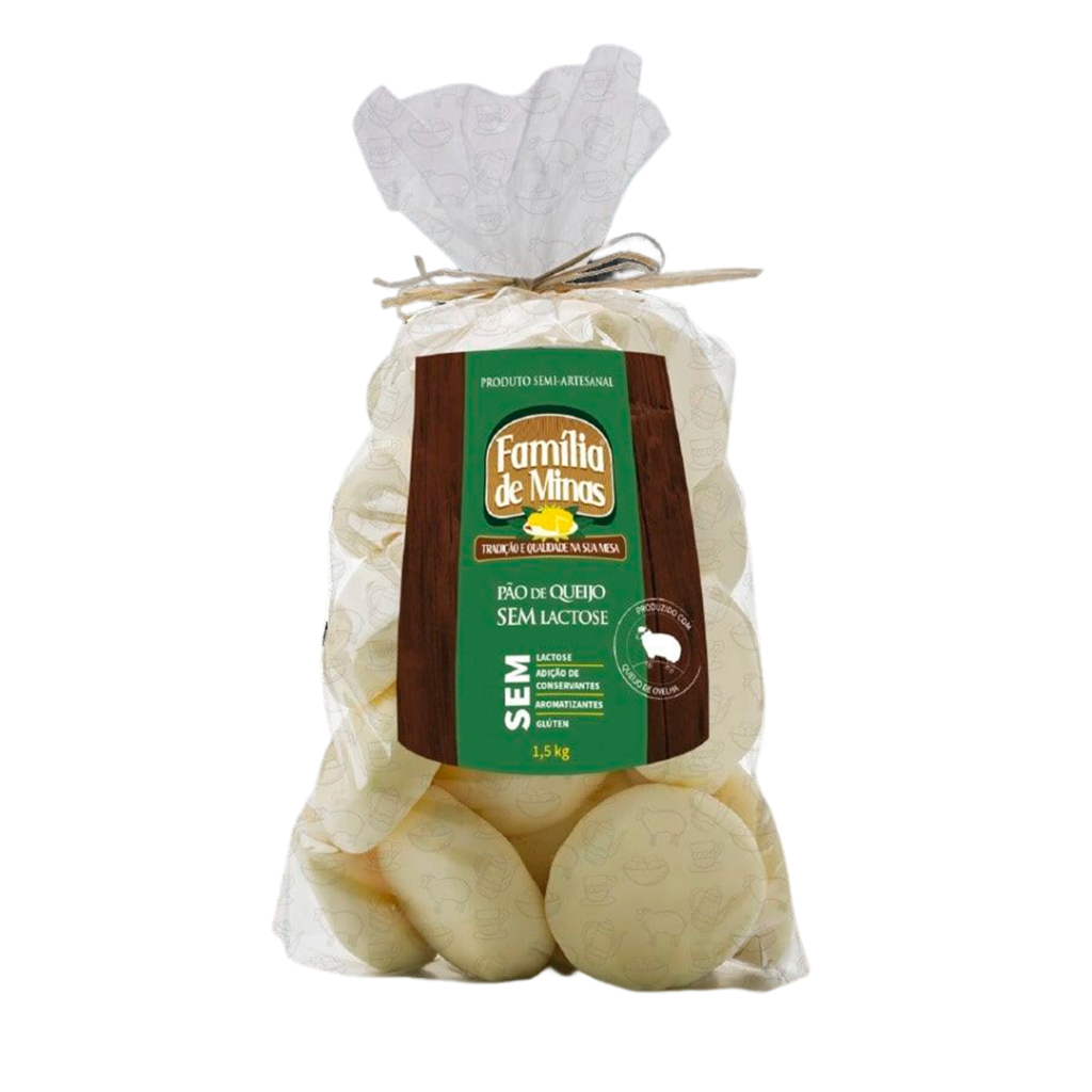 PAO DE QUEIJO FAMILIA DE MINAS SEM  LAC KG