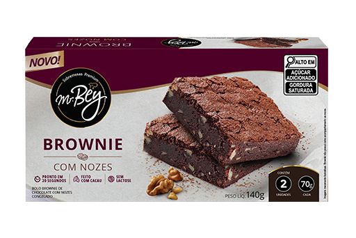 BROWNIE CHOCOLATE COM  NOZES MR. BEY 140G