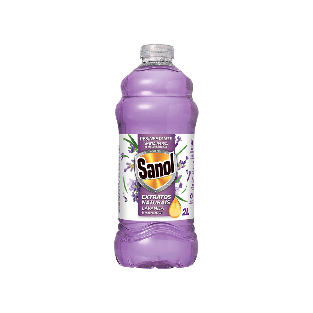 DESINFETANTE SANOL EXT. NATU. LAVANDA  2L