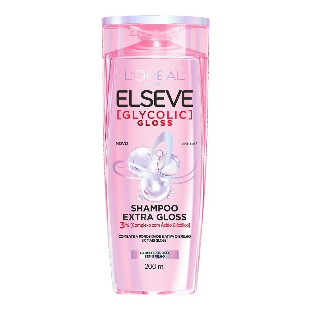 SHAMPOO ELSEVE CLYCOLIC GLOSS 200ML