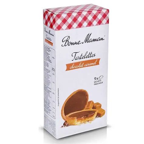 BISCOITO TORTILHA BONNE MAMAN CHOC/CAR 135G