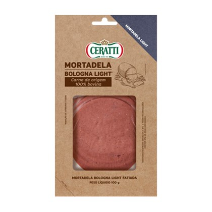 MORTADELA CERATTI LIGHT FATIADO 100G