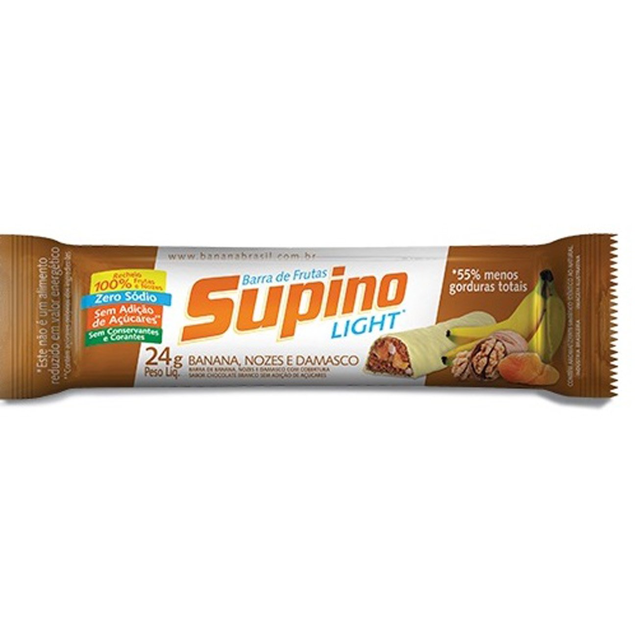 CEREAL BARRA SUPINO NOZES/DAMASCO 24G