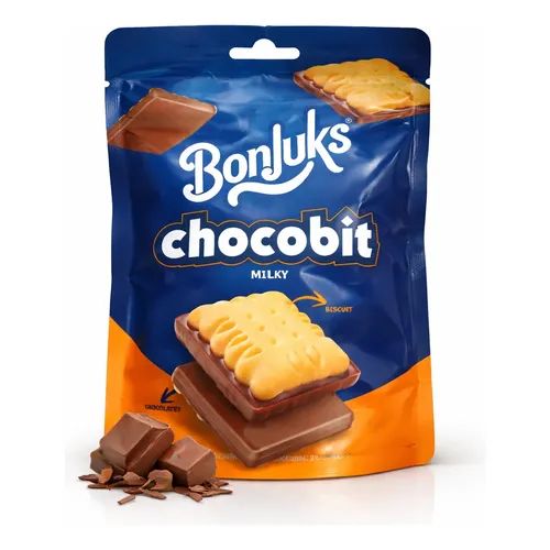 BISCOITO BONJUKS CHOCOBIT CHOCOLATE LEITE 50G