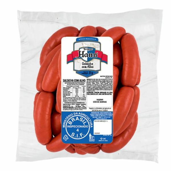 SALSICHA HANS GROSSA C/ALHO KG