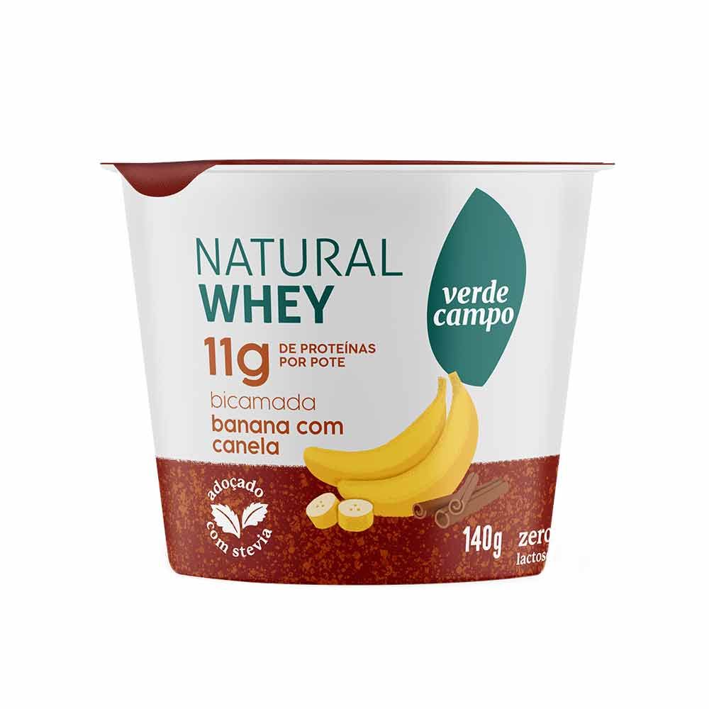 IOGURTE VERDE CAMPO WHEY BAN. CANELA 140G