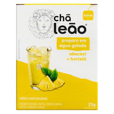 CHA LEAO GELADO ABACAXI HORTELA 25G
