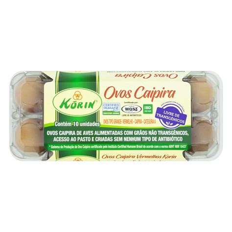 OVOS CAIPIRA KORIN GRANDE  C/10