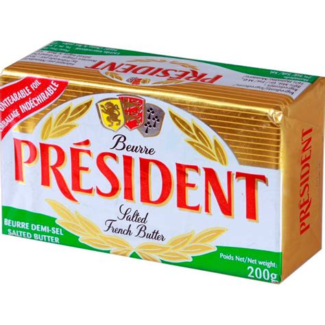MANTEIGA PRESIDENT C/SAL 200G